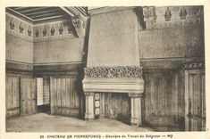 CPA Château de Pierrefonds Chambre de travail du seigneur