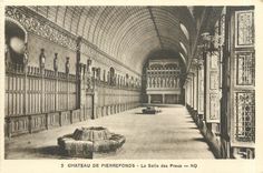 CPA Château de Pierrefonds La salle des Preux
