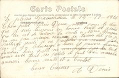 CPA Costumes sarthois Recommendation of the Queru father (folklore caps costume) TOP