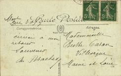 CPA Faggot of Auvergne (folklore caps costume dances)