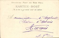 CPA Breton Noce Reception of invite by are engaged (folklore caps costume)