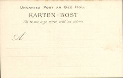 CPA the voice of the closed bed the Angelus (folklore costume)