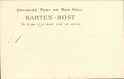 CPA the voice of the closed bed the tailor (folklore costume)