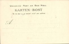 CPA the voice of the closed bed That which strikes (folklore costume)