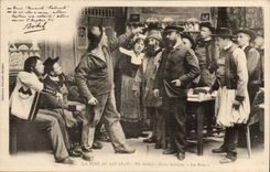 CPA the voice of the closed bed the voice (folklore costume)