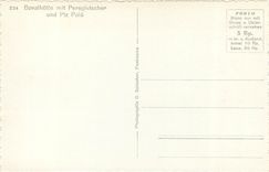 CPA Bovalhutte mit Persgletscher und Piz Palu 