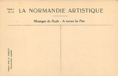 CPA La Normandie Artistique Montagne du Roule a travers les Pins 