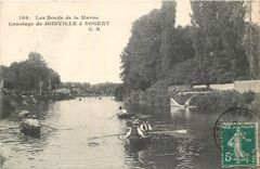 CPA Les Bords de la Marne Canotage de Joinville a Nogent 