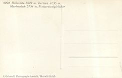 CPA Bellavisfa Bernina Morferafsch Morteratschgletscher 