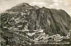 CPA Gotthardstrasse Strada del Gottardo Val Tromole 