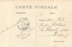 CPA Palais de Versailles a Vol d'oiseau 