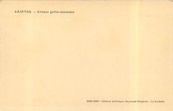 CPA Saintes Arenes Gallo Romaines 