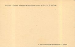 CPA Saintes Tombeau authentique de Saint Eutrope retrouve en1843 but de pelerinage