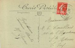 CPA Les Ruines de la Grande Guerre Reims Eglise St Remy Porte du Choeur XV siecle 