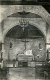 CPM Chauvigne Ille et Vilaine le choeur de l'eglise du XI XVI et XVIII s 