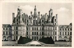 CPA Chambord Loir et Cher le chateau aile centrale facade nord 
