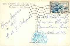 CPA Chambord Loir et Cher le chateau aile centrale facade nord 