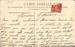 CPA country life a spade screws Paysans TOP Folklore Costumes Habits