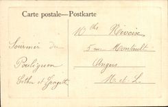 Peasant CPA Pouliguen Cultures Hays