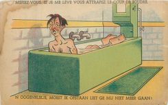 CPA Mefiex vous Si Je ne leve vous attrapez le coup de foudre 
