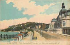 CPA Le Havre The Casino The Heve and the Bulwark Albert the 1st 