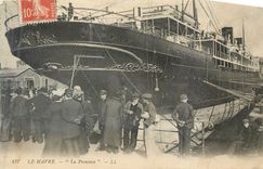 CPA Le Havre La Provence Bateau