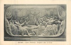 CPA Reims Caves Pommery Sculpture dans la Craie 