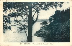 CPA Dinard Vue prise de la Vicomte 