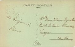 CPA Reims Rue Libergier vers la Cathedrale 