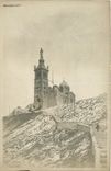CARTE PHOTO Marseille ND de la Garde