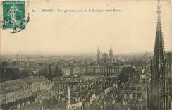 CPA Nancy Vue generale prise de la Basilique Saint Epvre 