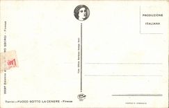 CPA Folklore Costume Torrini fucoo Sotto Cenere Firenze Peasant