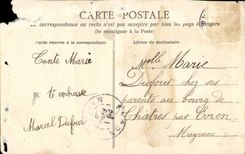 CPA Costume Folklore country life the nail in the shoe