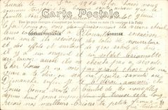 CPA Costume Folklore Sarthe-native Costumes Twenty five pennies