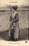 CPA Costume Folklore Bourbonnais a bourbonnaise TOP