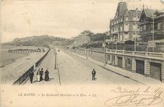 CPA Le Havre - Le Boulevard Maritime et la Heve