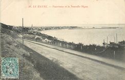 CPA Le Havre - Panorama et la Nouvelle Digue