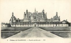 CPA Château de Chambord - Façade Orientale