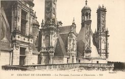 CPA Château de Chambord les terrasses lucarnes et cheminees
