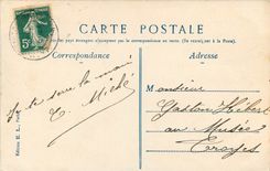 CPA Paris lanuit la rue royale et la Madeleine