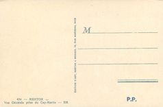 CPA MENTON - Vue générale prise du Cap-Martin