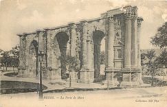 CPA REIMS - La Porte de Mars