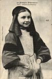 CPA Young girl of Pontivy Brittany (folklore costume headlight lighthouse)