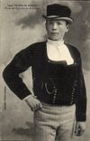 CPA a guy of Bourin Details of the costumes of Morbihan Brittany (folklore costume)