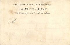 CPA Elliant Farm girl and her mounting Brittany (folklore costume ass donkey)