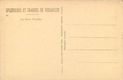 CPA Versailles Les Bains d'Apollon 