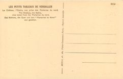 CPA Versailles Le Chateau l'Opera vue prise des Parterres du nord 