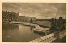 CPA Versailles Les Parterres d'Eau The Water Mirror 