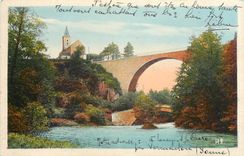 CPA Pierre Perthuis Yonne Les deux Ponts 