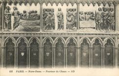 CPA Paris Notre Dame Pourtour du Choeur 
